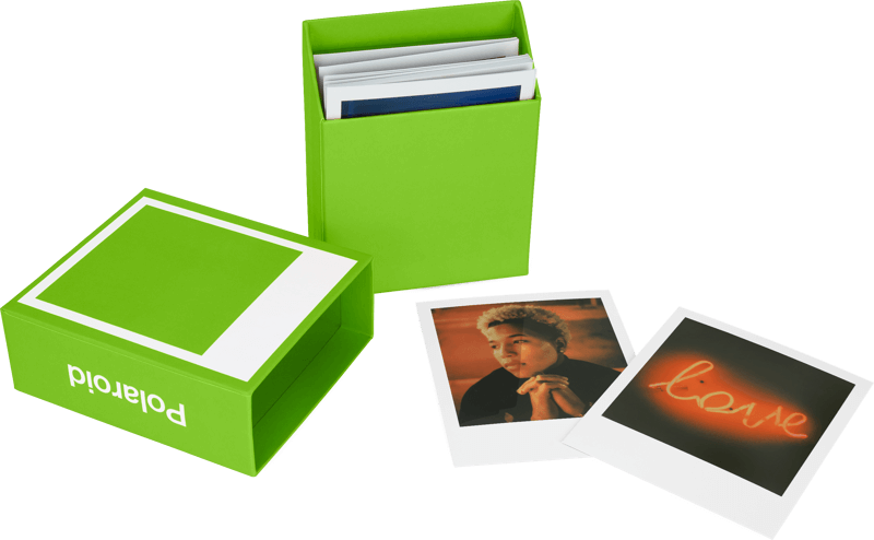 Polaroid Photo Box Green