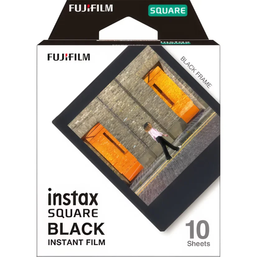 Fujifilm Instax Square film Black Frame (10 fotek)
