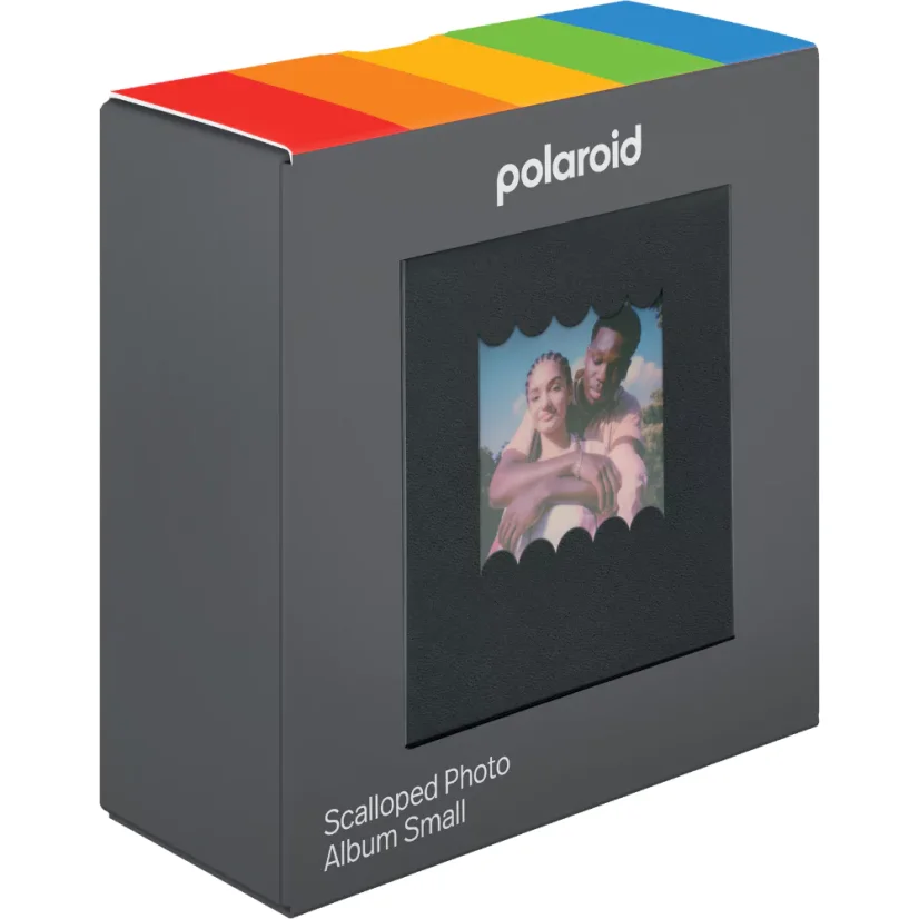 Polaroid Fotoalbum malé s vroubkovaným okénkem - černé