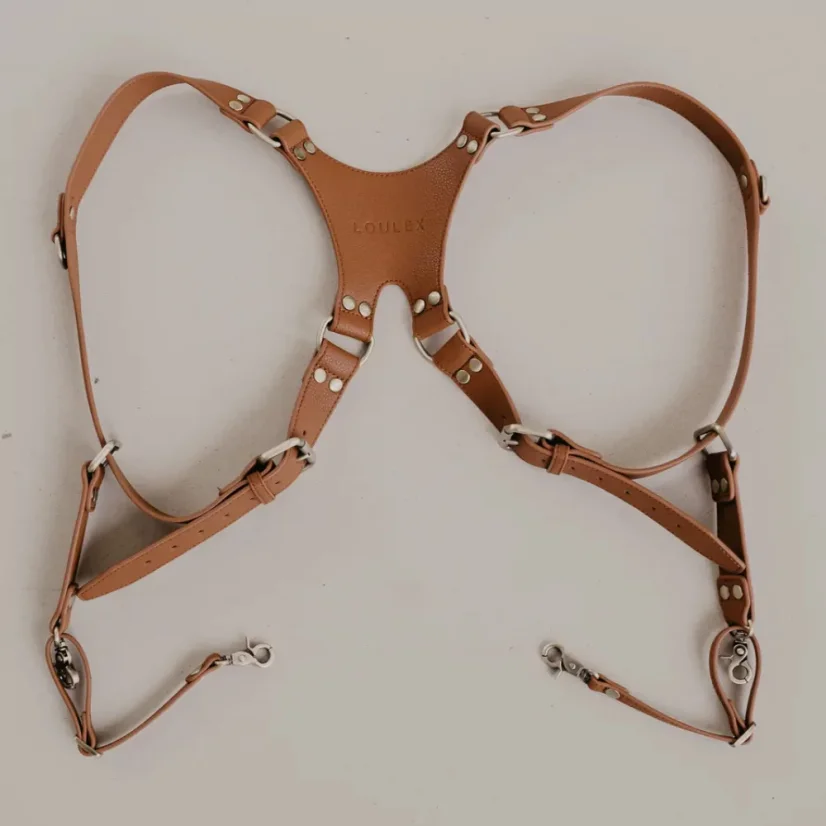 Loulex Double-Strap Brown - Dvojitý popruh hnědý