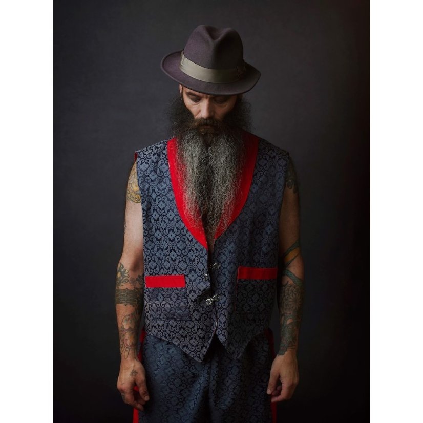 Manfrotto EzyFrame Vintage Backgr. 2x2.3m Pewter