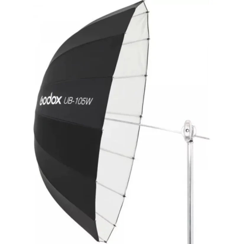 Godox Hluboký bílý parabolický deštník 105 cm