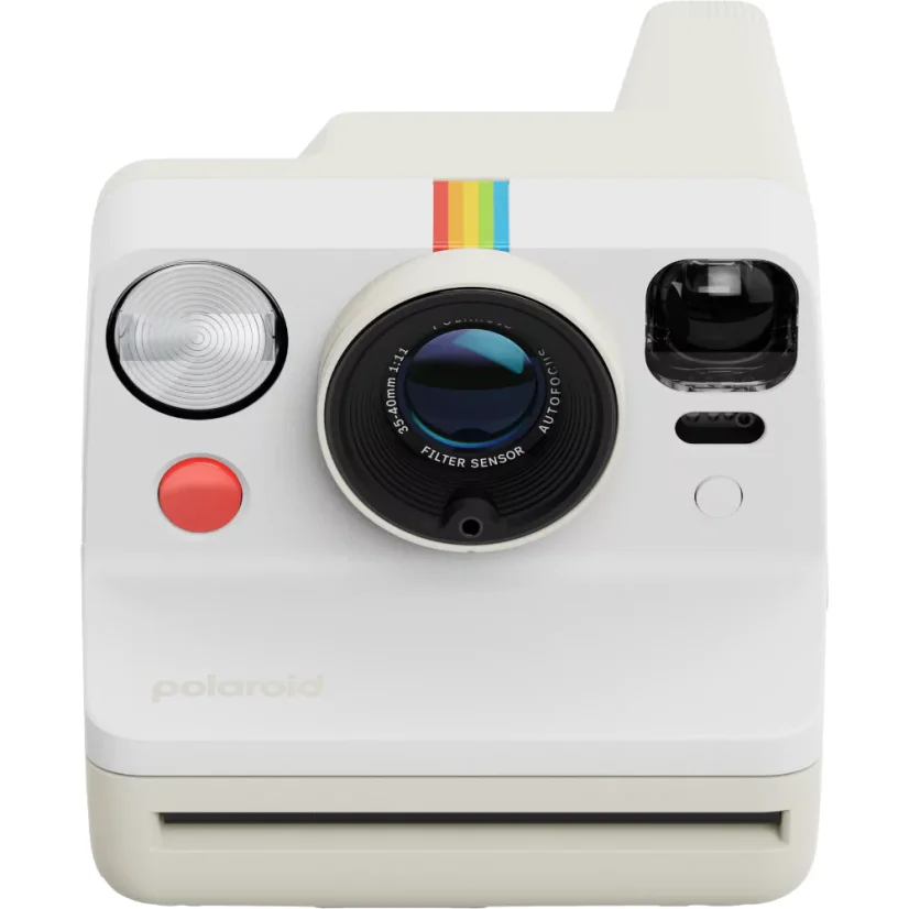 Polaroid Now (Gen 3) Pebble White Starter Set (Fotoaparát + 1 film)