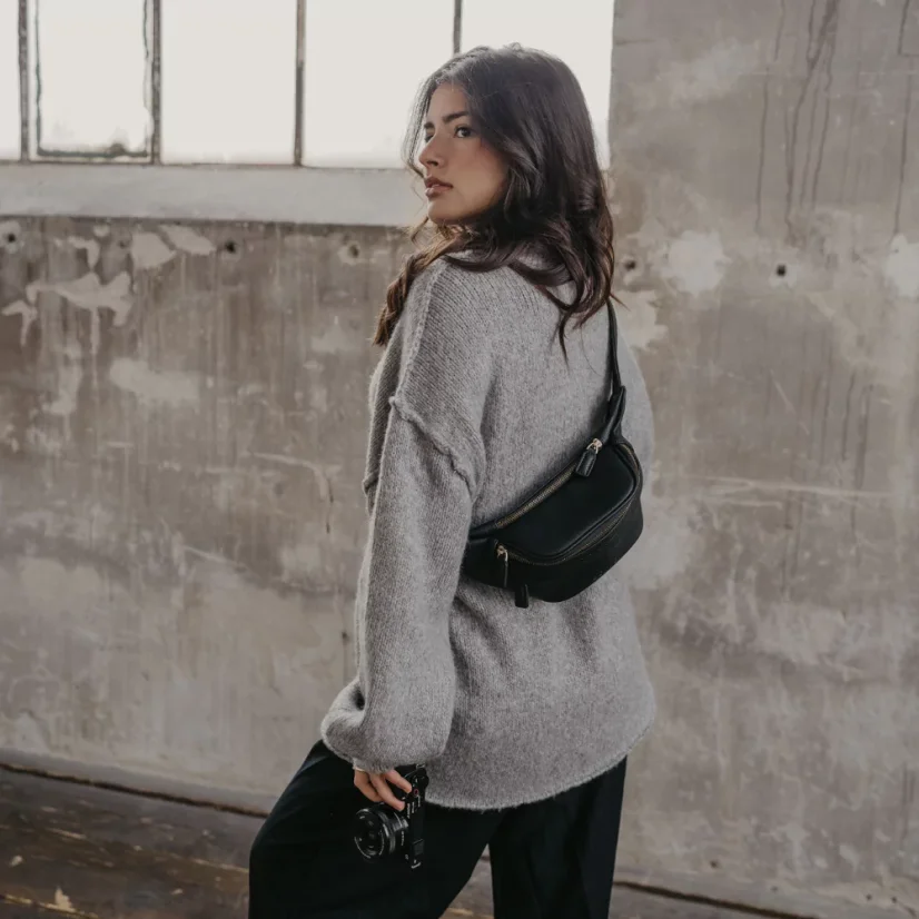 Loulex Fanny Pack Mini Black - Mini fotoledvinka černá