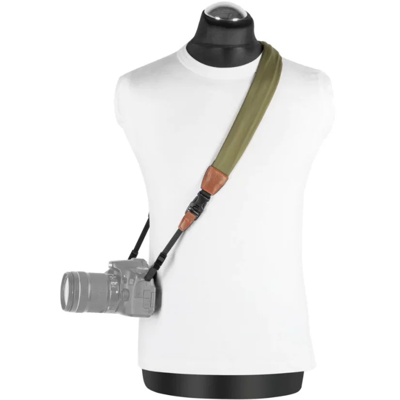 GGS Popruh na fotoaparát s šátkem SCS-N11 - Khaki