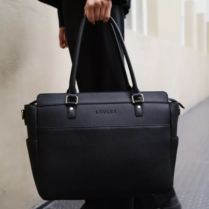 Loulex Handbag Black - fotobrašna (černá)