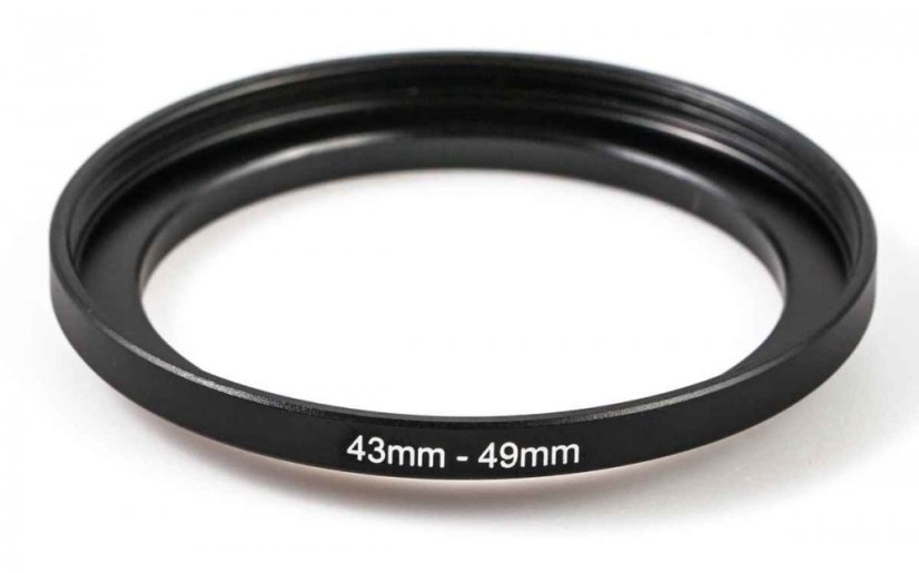 VFFOTO redukce - step up ring 43 mm na 49 mm