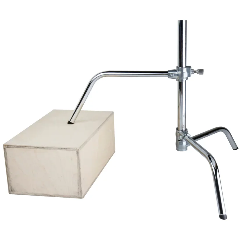Kupo 30" Master C-Stand With Sliding Leg & Quick-Release - Silver