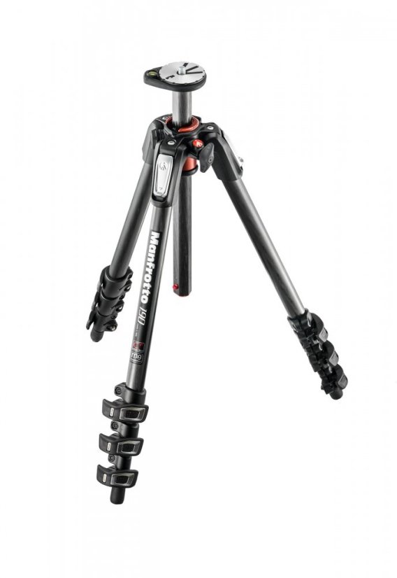 Manfrotto 190 CF TRIPOD 4-S HORIZ. COL