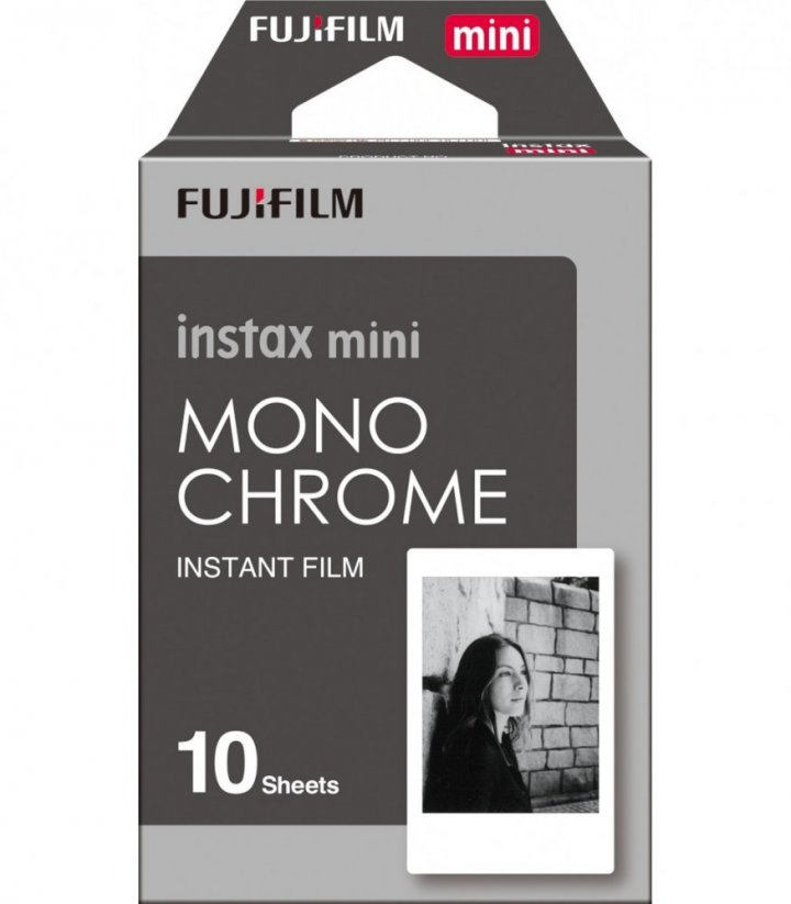 Fujifilm Instax Mini film Monochrome 10 fotek