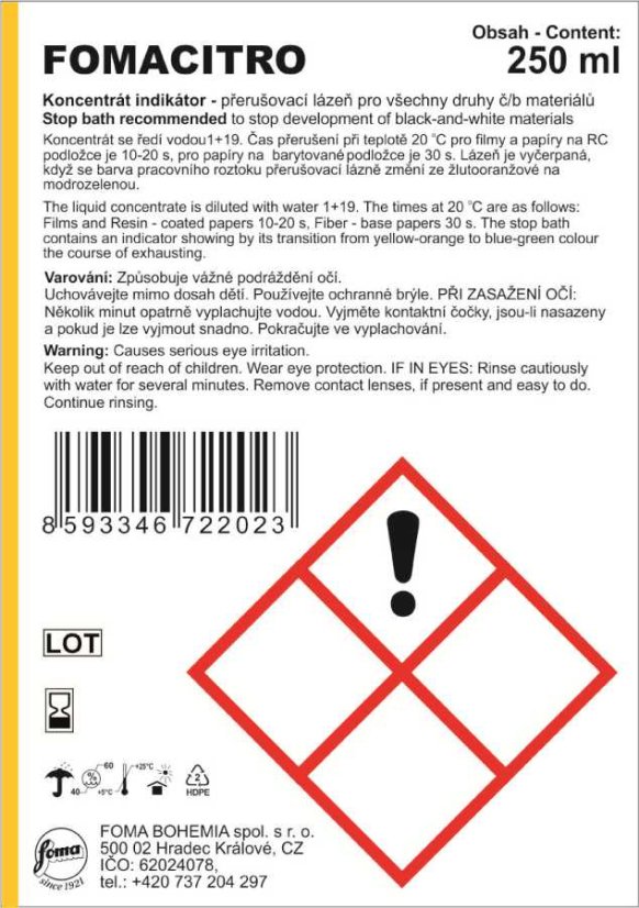 FOMACITRO přerušovač 250 ml