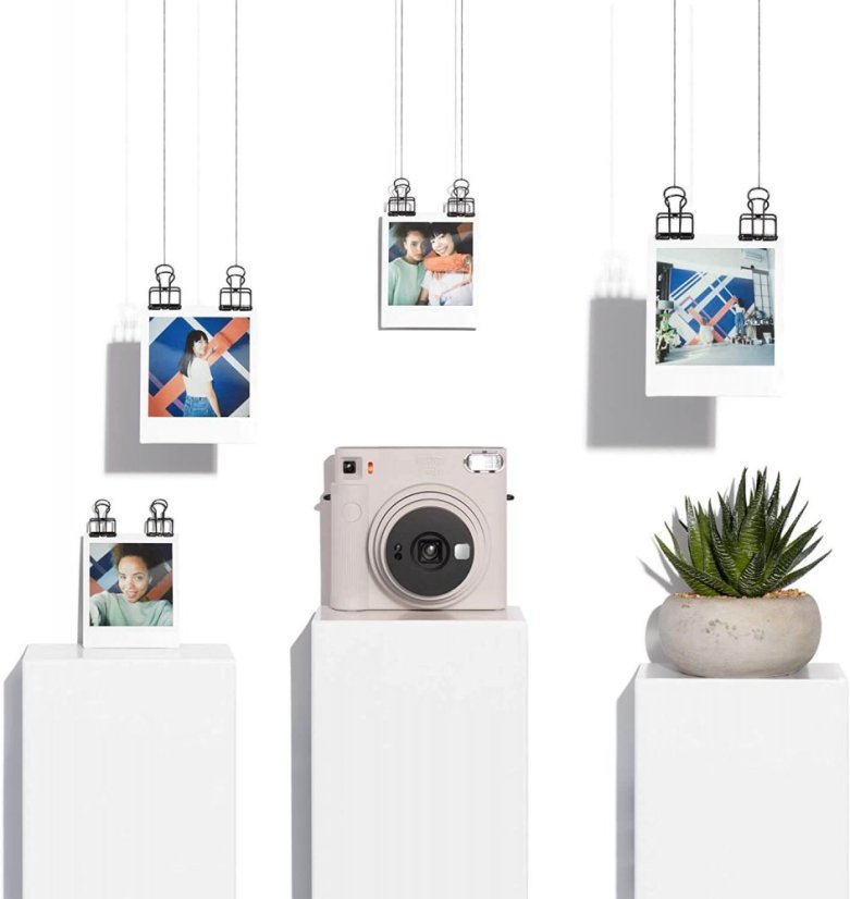 FujiFilm Instax Square SQ1 Chalk White + 10 barevných fotek