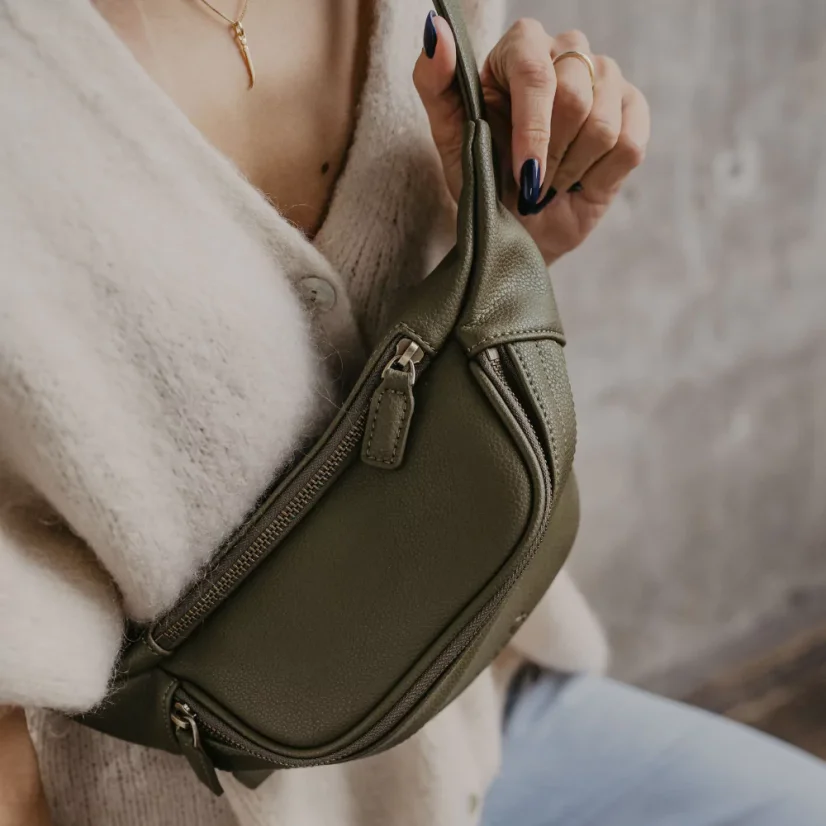 Loulex Fanny Pack Mini Olive - Mini fotoledvinka olivová