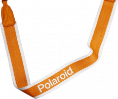 Polaroid Popruh na kameru - plochý - oranžový