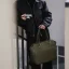 Loulex Handbag Olive - fotobrašna (olivová)