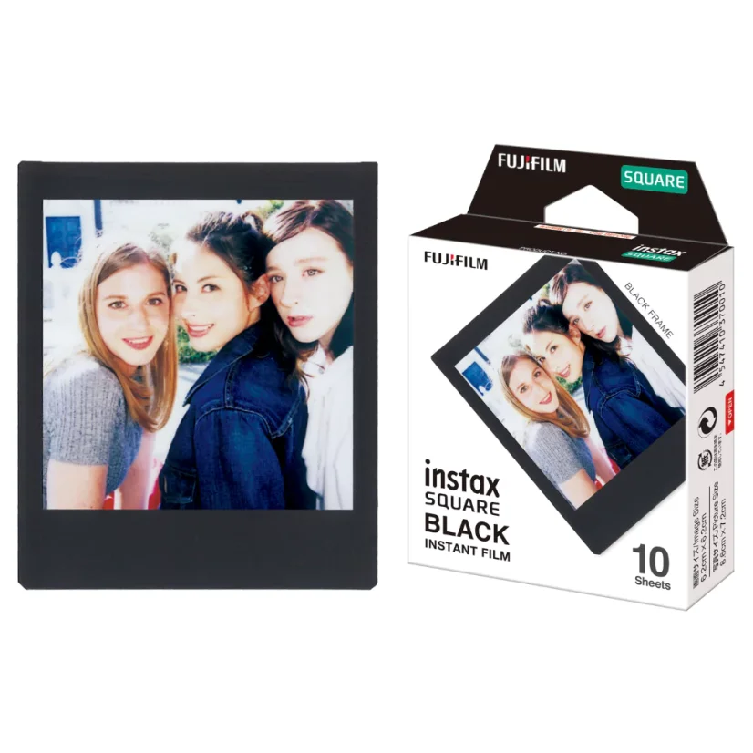 Fujifilm Instax Square film Black Frame (10 fotek)
