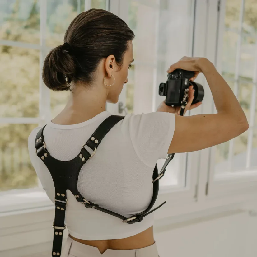 Loulex Double-Strap Black - Dvojitý popruh černý