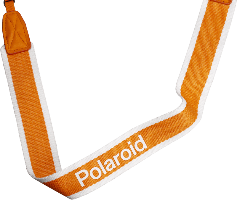 Polaroid Popruh na kameru - plochý - oranžový