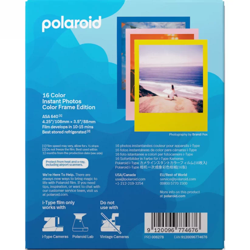 Polaroid i-Type Color Film Summer Edition 2-Pack