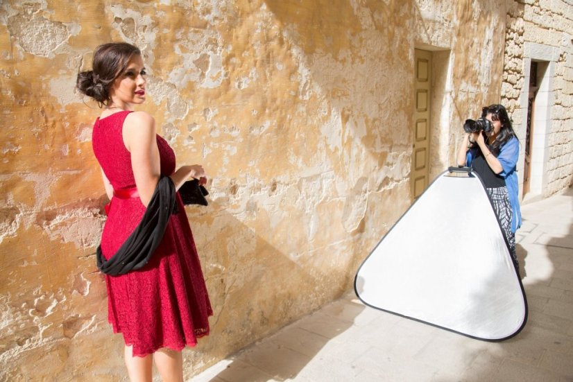 Lastolite Trigrip Reflector 120 cm Sunfire/Silver