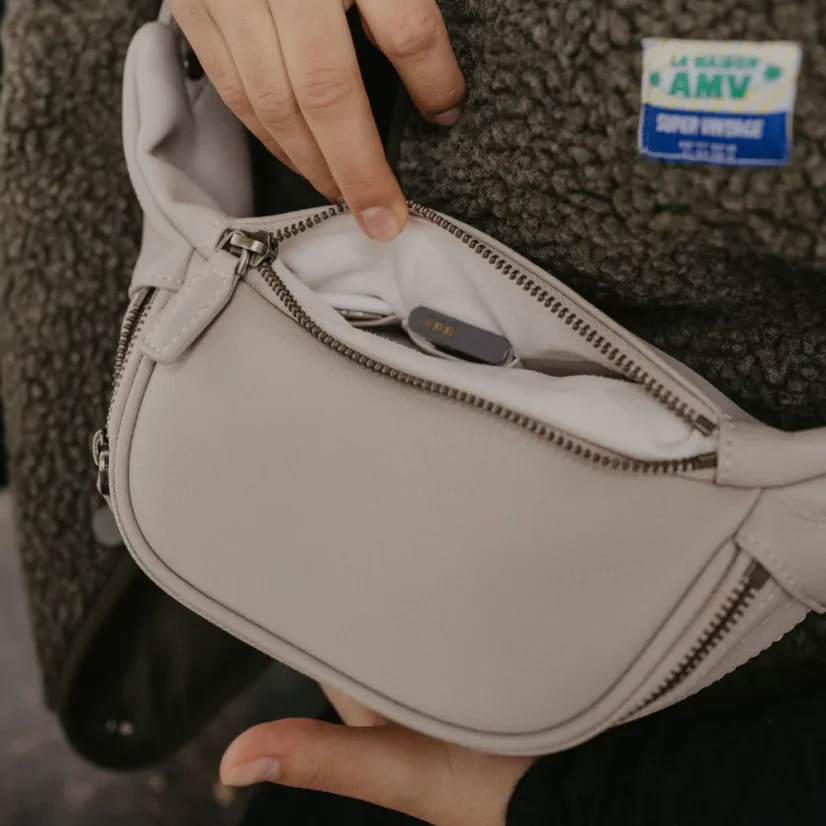 Loulex Fanny Pack Mini Beige - Mini fotoledvinka béžová