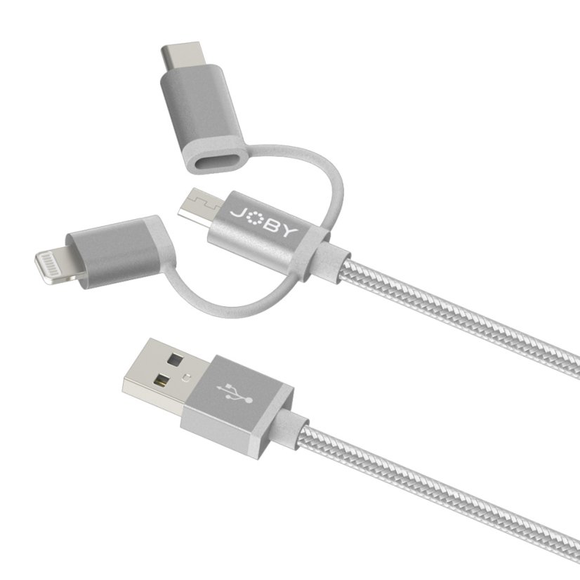 Joby ChargeSync Cable3-in-1 1.2M GR