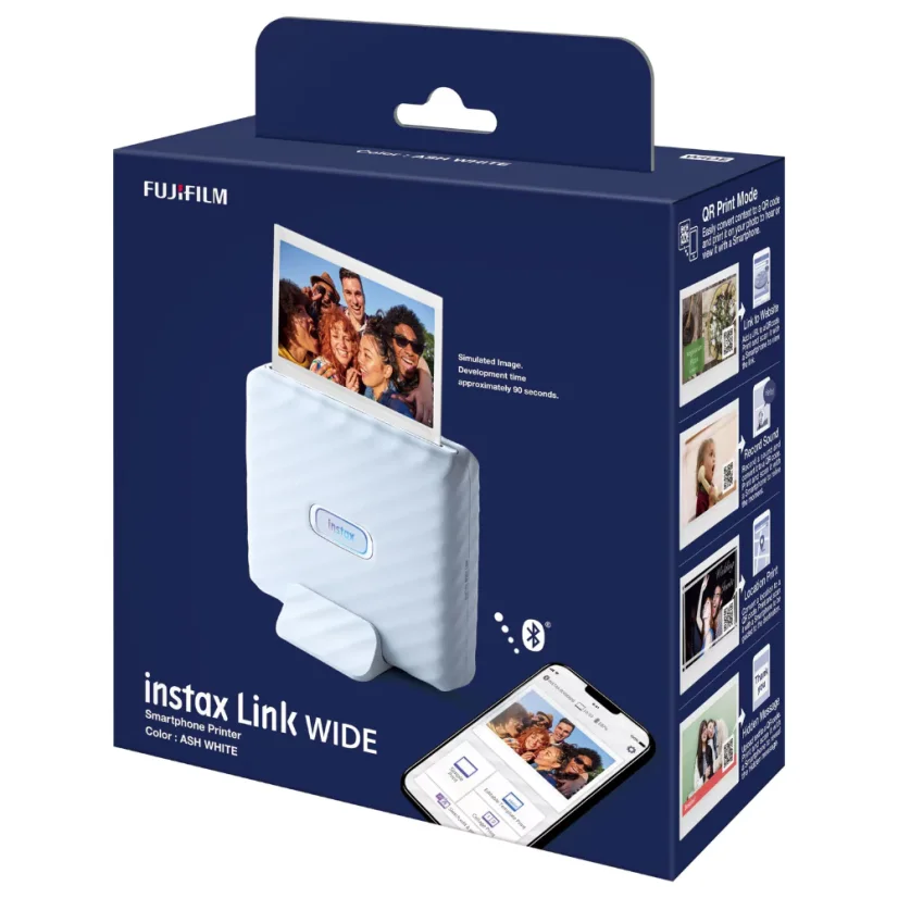 Fujifilm Instax Link Wide Ash White