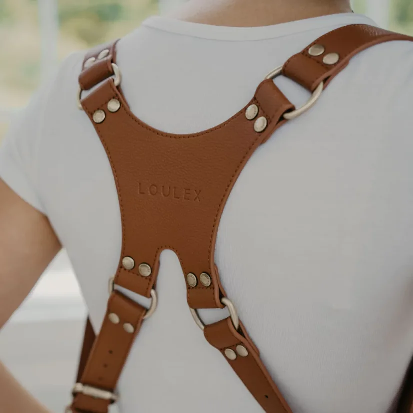 Loulex Double-Strap Brown - Dvojitý popruh hnědý