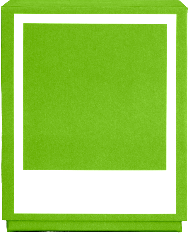Polaroid Photo Box - Zelený