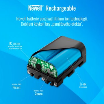 Newell baterie a nabíječky
