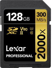 Lexar Pro 2000x SDXC UHS-II 128GB