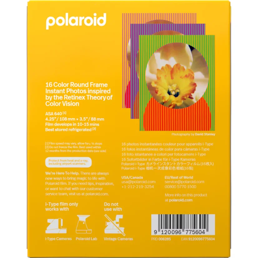 Polaroid i-Type Color film Round Frame Retinex Double - EXP 06/2024