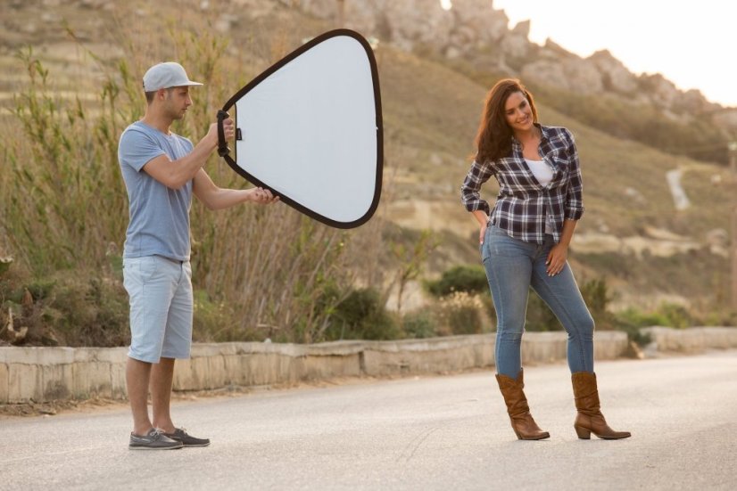 Lastolite Trigrip Reflector 75 cm Sunfire/Silver