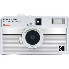 Kodak EKTAR H35N Half Frame Film Camera Striped Silver
