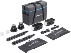 Nanlite FS-300B Bi-Colour 2-Light Kit with Stand – sada 2 LED světel se softboxy a stativy