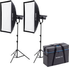 Nanlite FS-300B Bi-Colour 2-Light Kit with Stand – sada 2 LED světel se softboxy a stativy