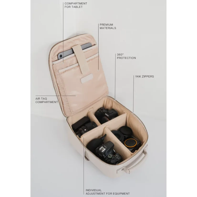 Loulex Mini-Bag Brown - Mini-fotobatoh hnědý
