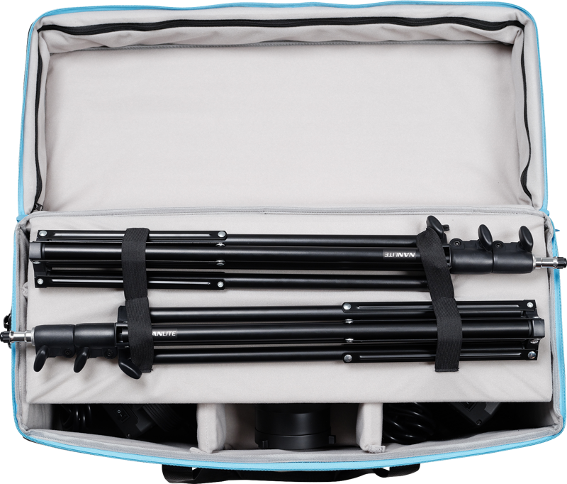 Nanlite FS-300B Bi-Colour 2-Light Kit with Stand – sada 2 LED světel se softboxy a stativy