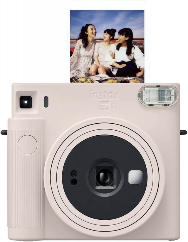 FujiFilm Instax Square SQ1 Chalk White + 10 barevných fotek