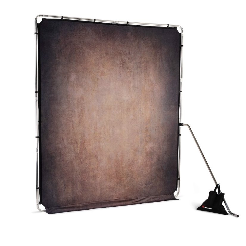 Manfrotto EzyFrame Vintage Backgr. 2x2.3m Walnut