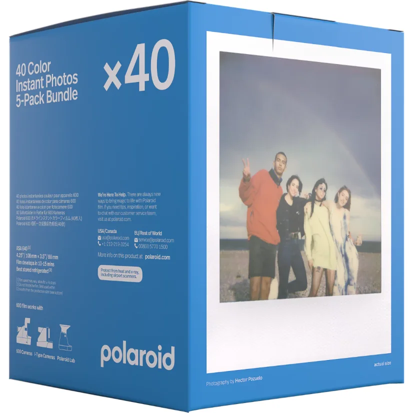 Polaroid 600 Color Film 5-Pack