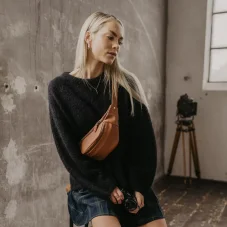 Loulex Fanny Pack Mini Brown - Mini fotoledvinka hnědá