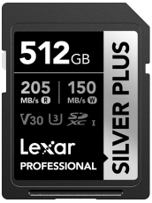 Lexar Professional Silver Plus SDXC - 512 GB