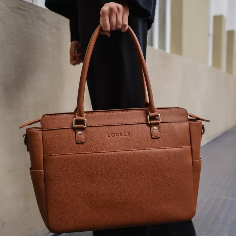 Loulex Handbag Brown - fotobrašna (hnědá)