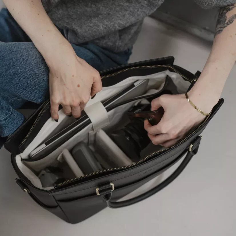 Loulex Handbag Black - fotobrašna (černá)