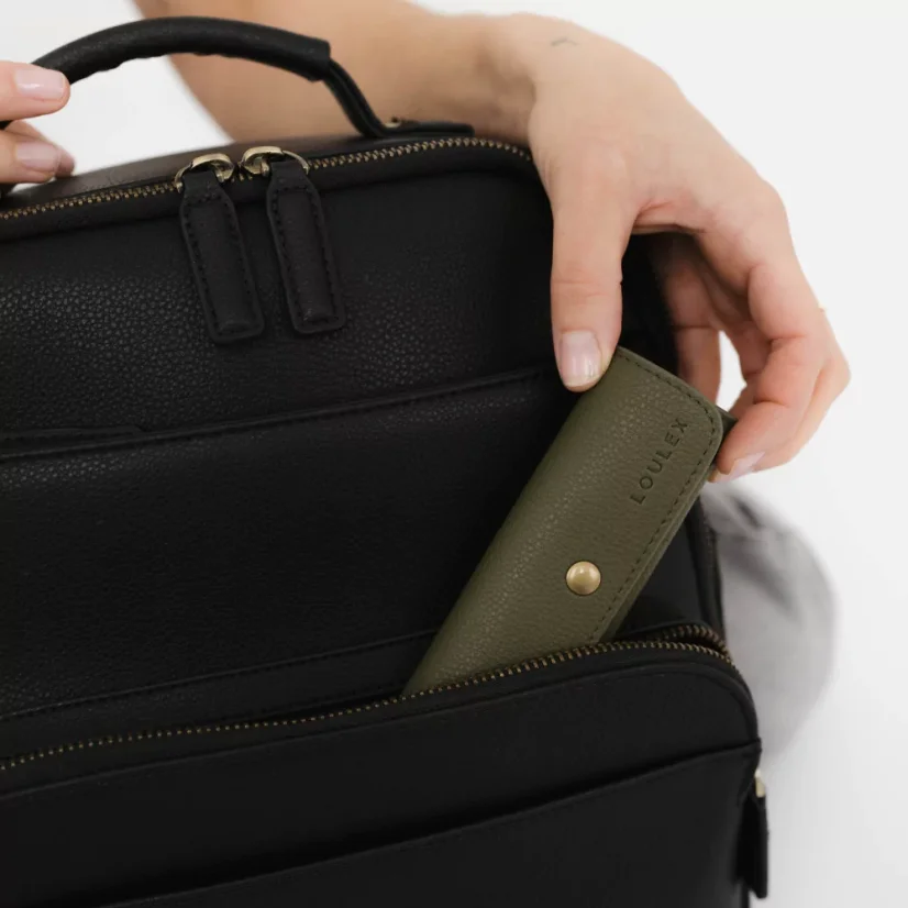Loulex Mini SD Wallet Olive - Mini peněženka SD karet olivová