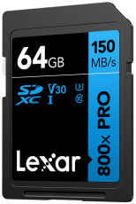 Lexar High-Performance PRO SDXC Blue Series - 64 GB