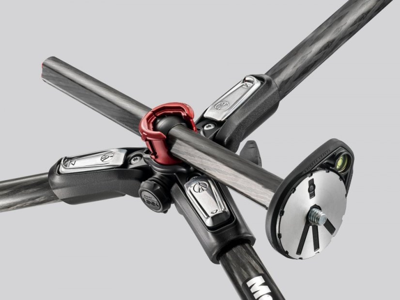 Manfrotto 190 CF TRIPOD 4-S HORIZ. COL