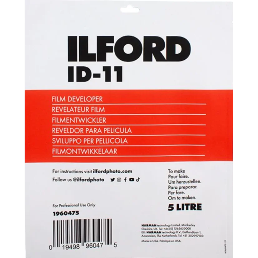 Ilford ID-11 prášková vývojka 5 litr