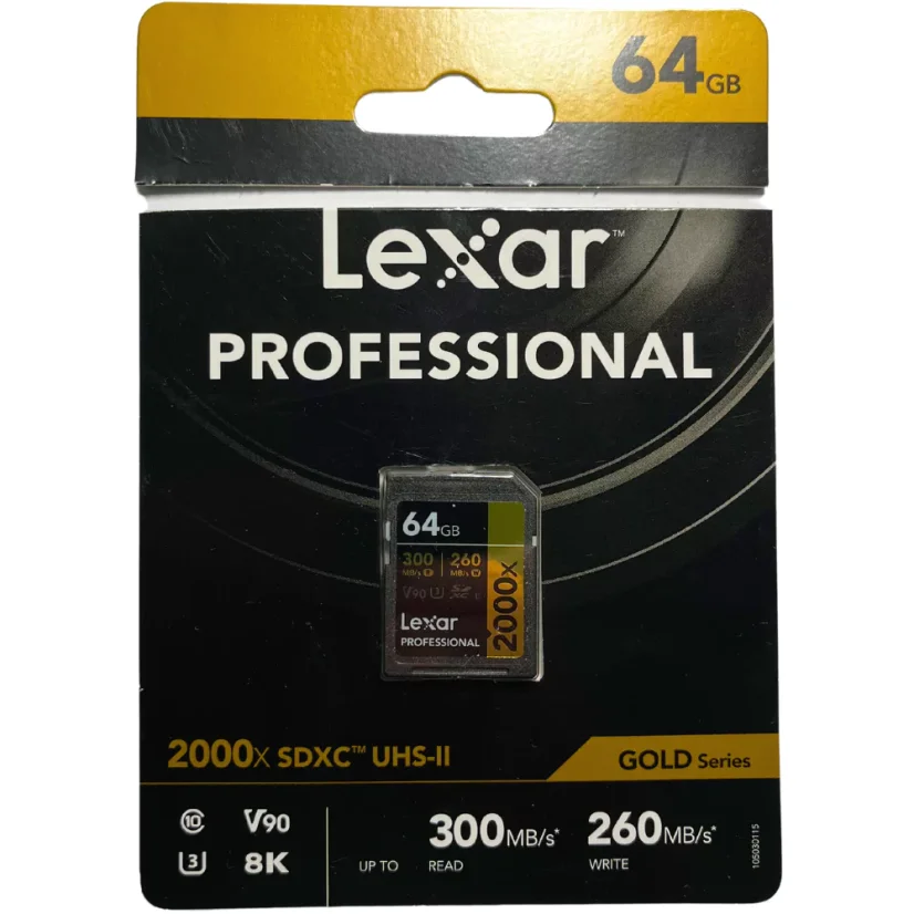 Lexar Pro 2000x SDXC UHS-II 64GB (rozbaleno)